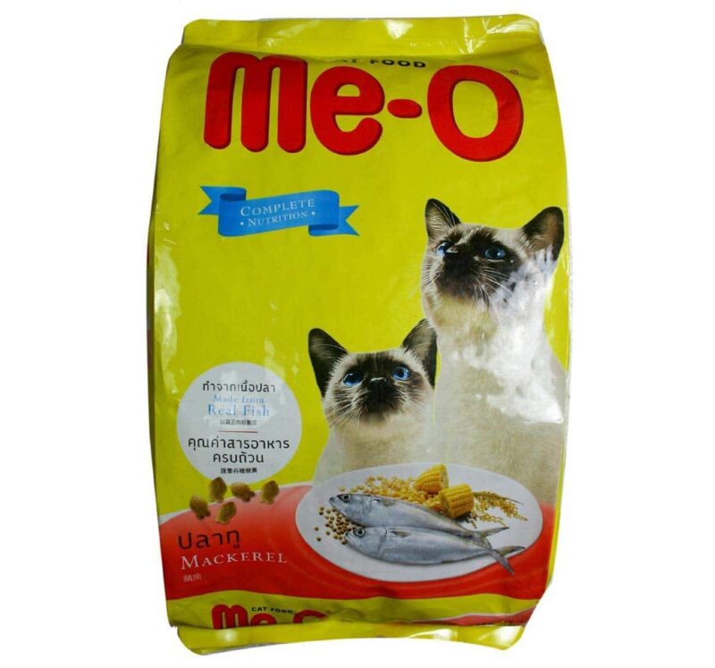 Meo Adult Cat Dry Food, Mackerel - 1.2kg