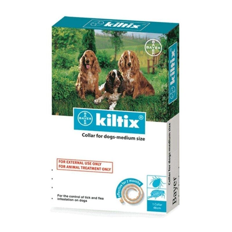 Kiltix Tick Dog Collar for Medium Sized Dogs