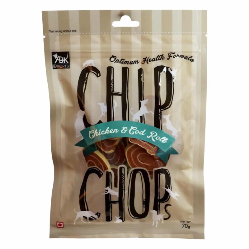 Chip Chops Chicken & Cod Roll Dog Treat