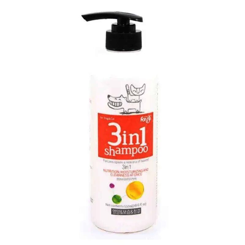 Forcans 3 in 1 Dog Shampoo - 550ml