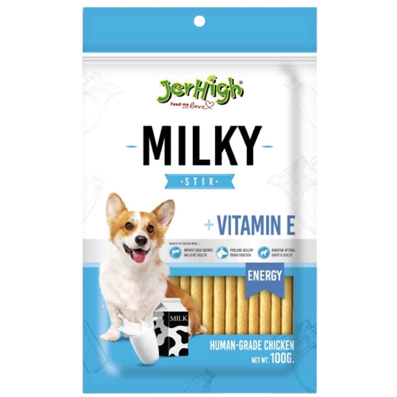 Jerhigh Milk Stix Dog Treats - 100gm