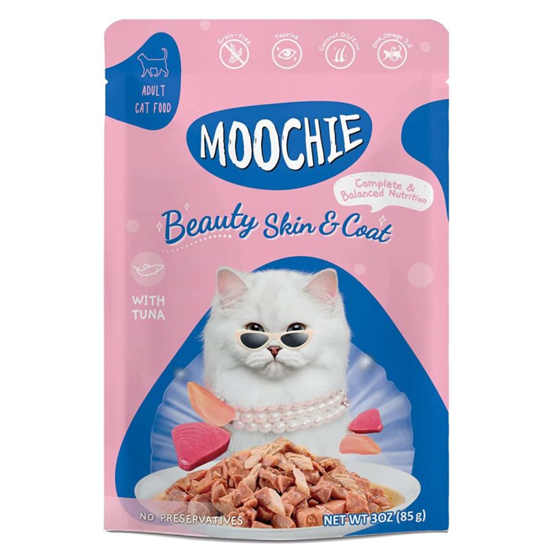 Moochie Wet Cat Food Beauty Skin & Coat 85gm