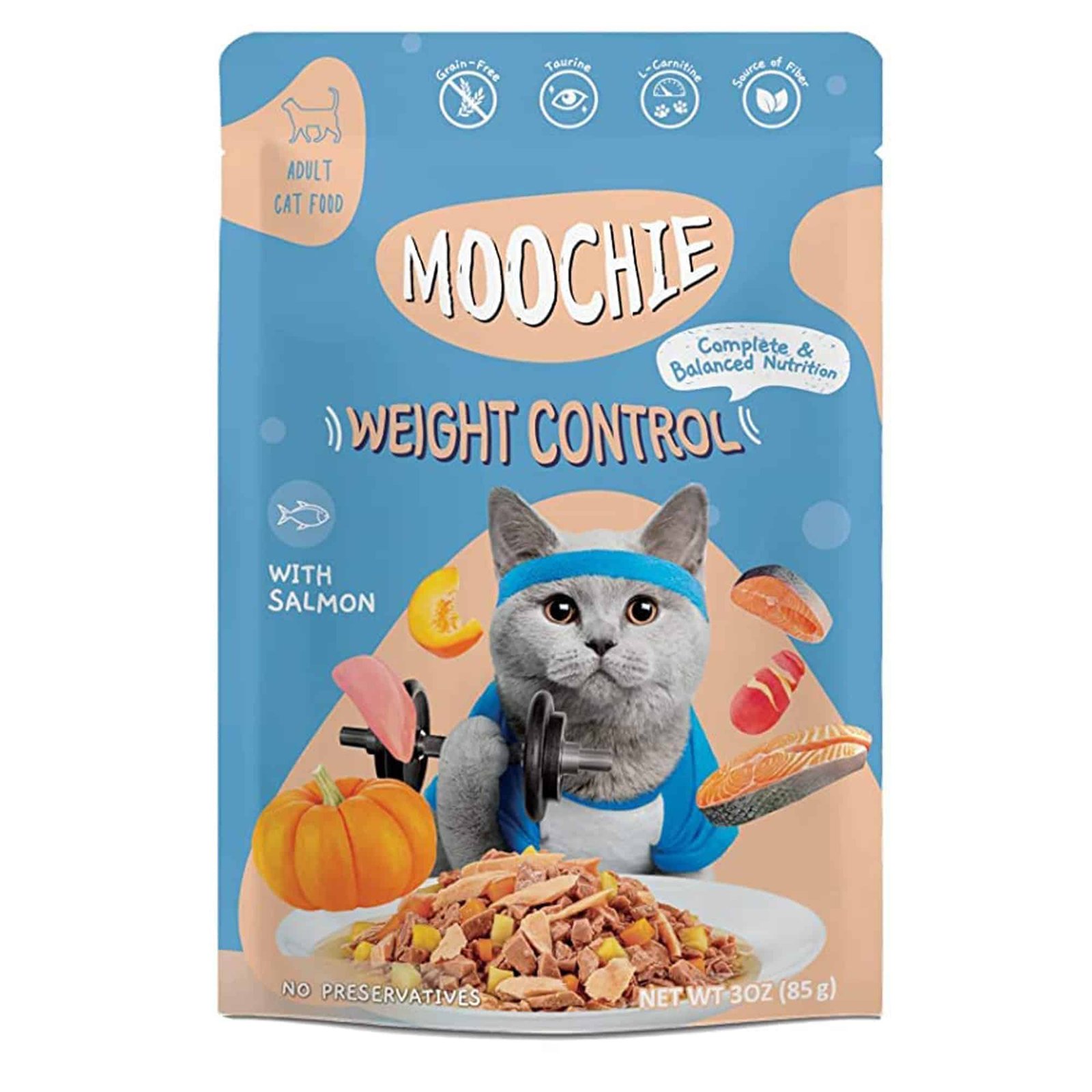 Moochie Wet Cat Food Weight Control 85gm