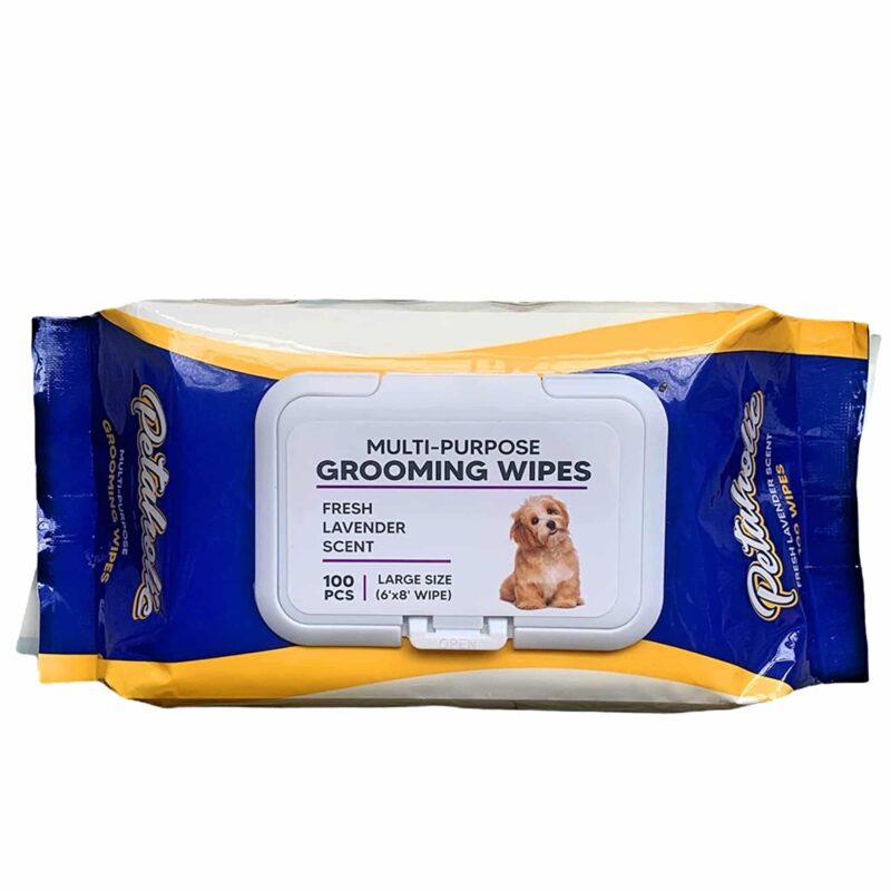 Petaholic Fresh Lavender Scent Pet Wipes - Pack of 100